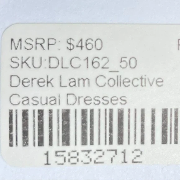 🌻 Derek Lam 10 Crosby Blue Dip Dye Midi Dress size 50 IT or size 14 US - Picture 12 of 13